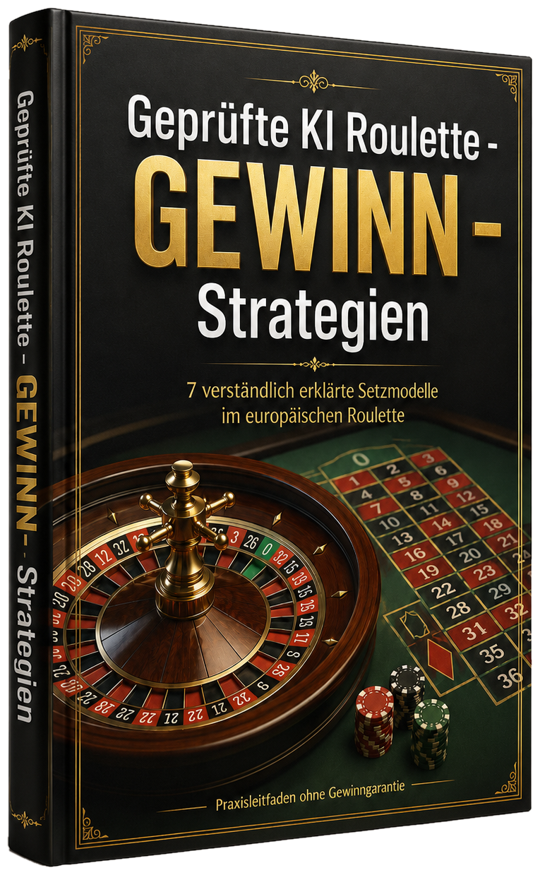 Geprüfte KI Roulette-GEWINN-Strategien E-Book Cover